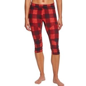 North Face Motus buffalo check plaid yoga pants